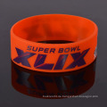 Fabrik benutzerdefinierte 2 Zoll Armband Superman Silikon Wristband